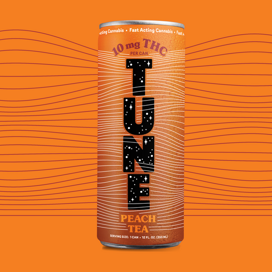 Peach Iced Tea | 10mg THC | Single Can